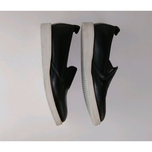Everlane Black Leather Street Shoes Loafers Sz 8.5 Black Slip On Pointed Toe - Picture 5 of 14
